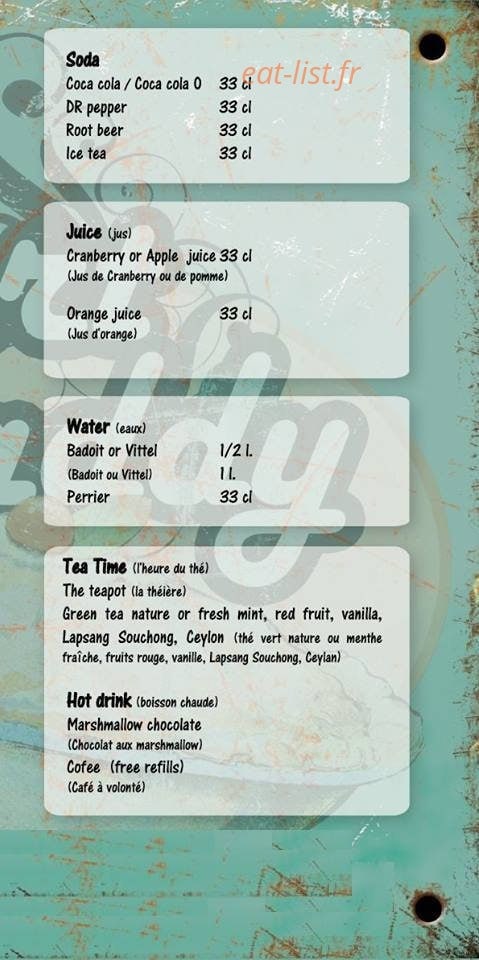 L'Art Caddy — carte page 2