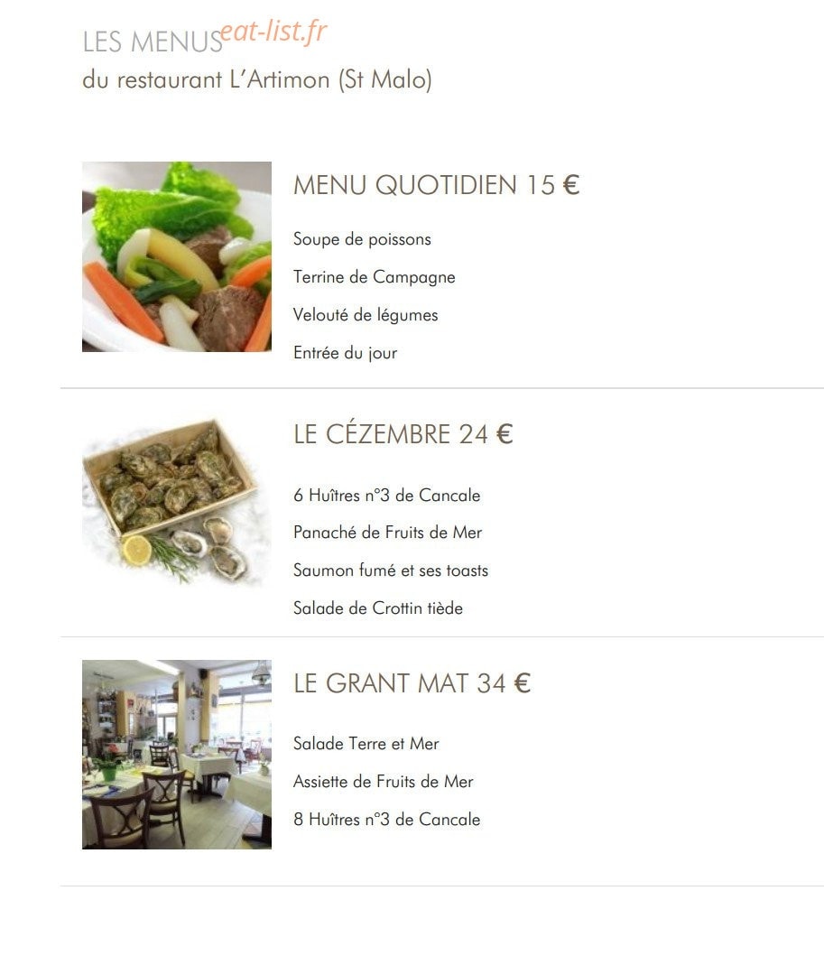 L'Artimon — carte page 6