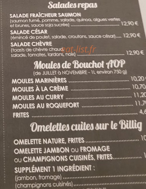 La crêperie de Louise — carte page 5
