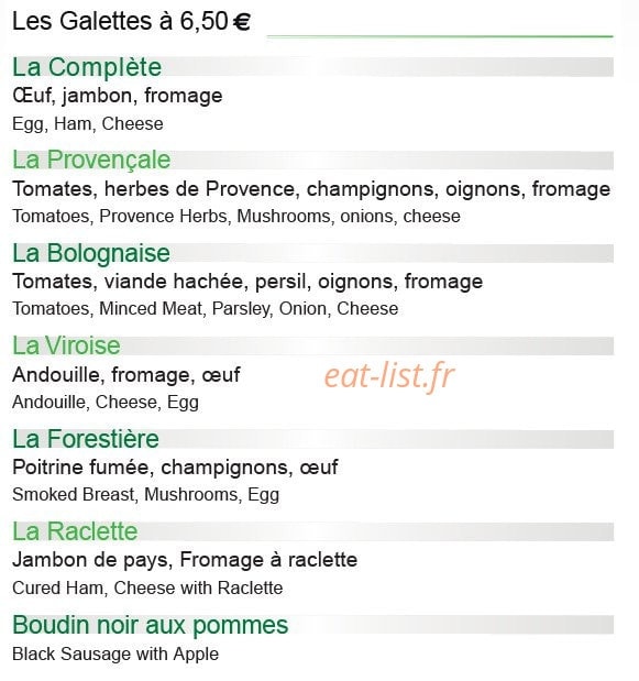 La Pie Qui Boit — carte page 1