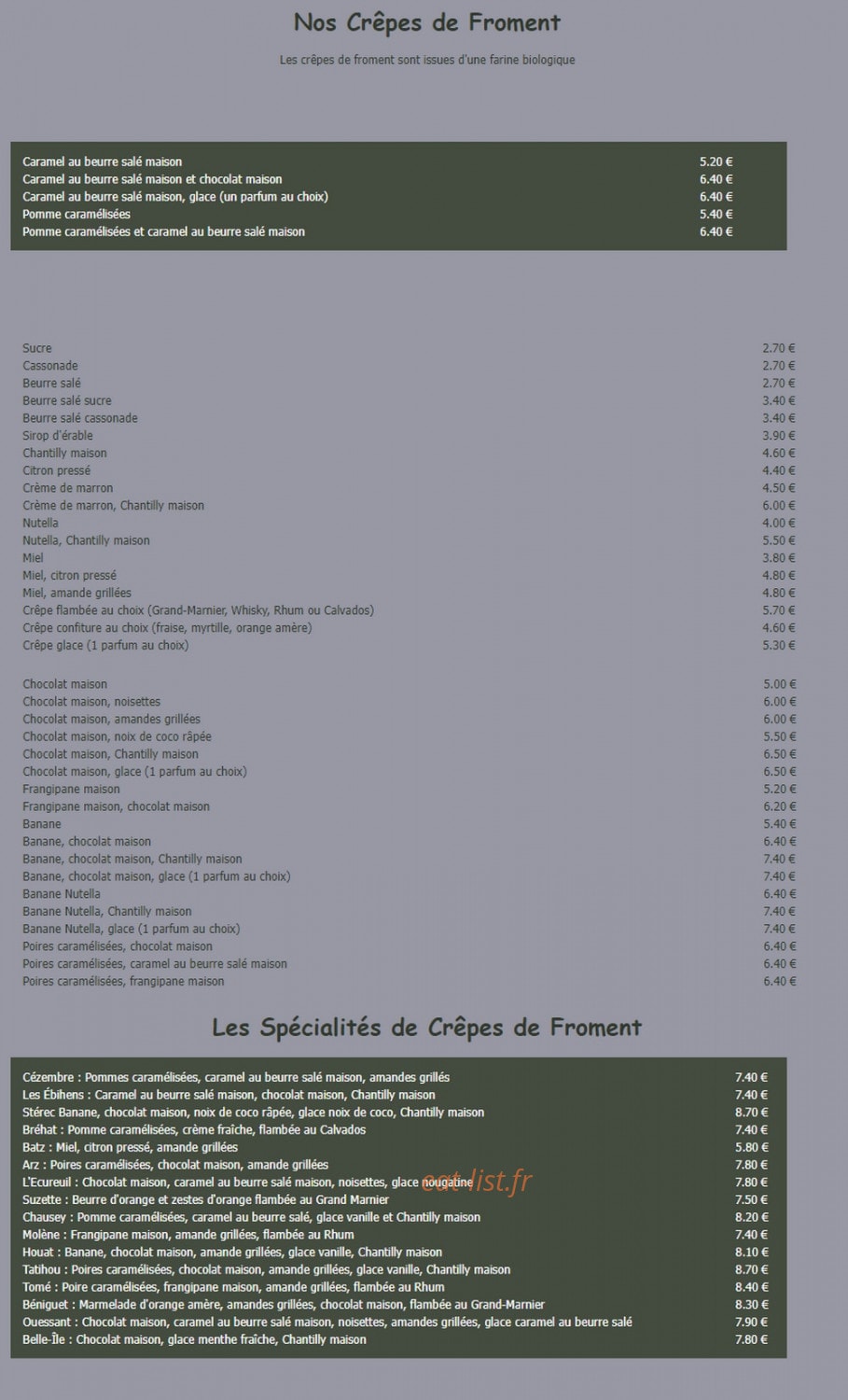 La Touline — carte page 2