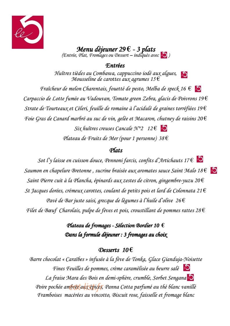 Le 5 — carte page 2