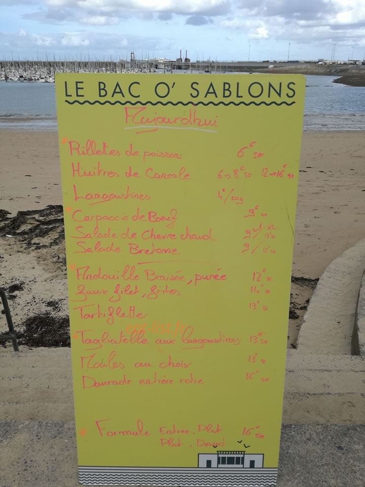 Le Bac O' Sablons — carte page 1