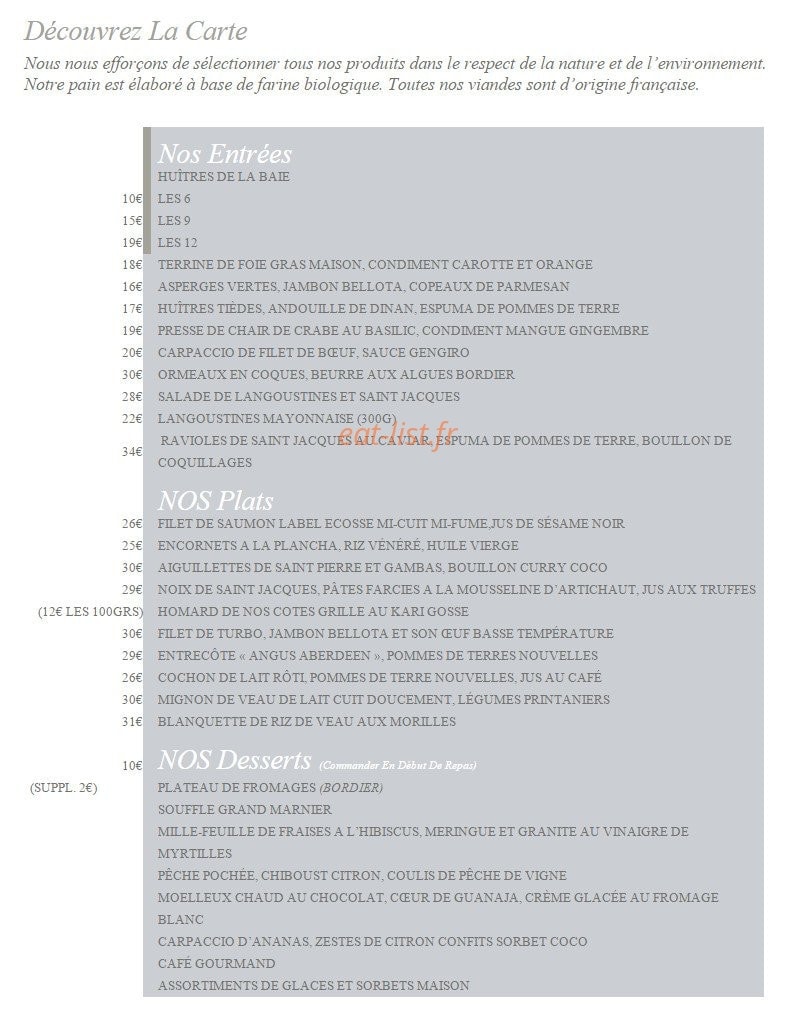 Le Benetin — carte page 1