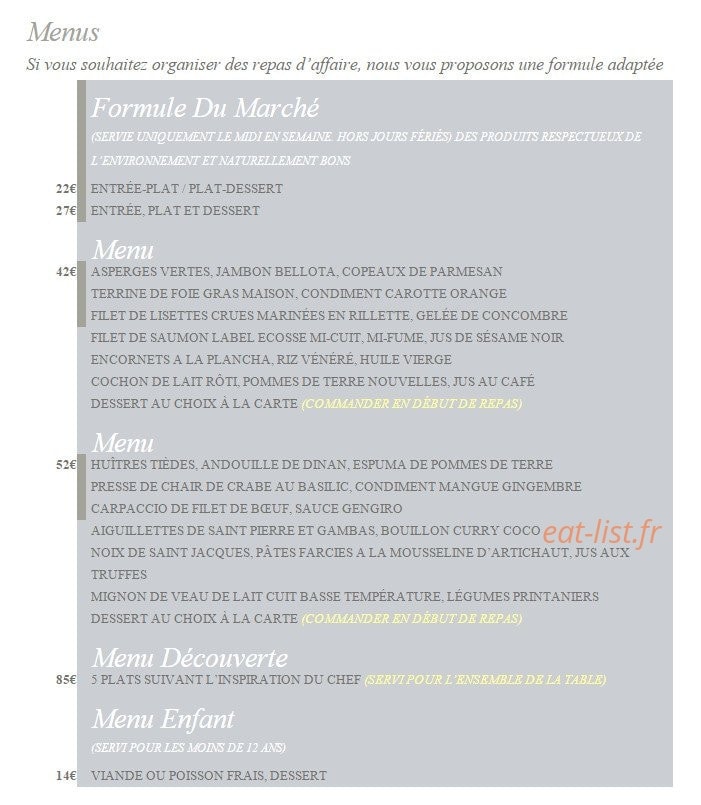 Le Benetin — carte page 2