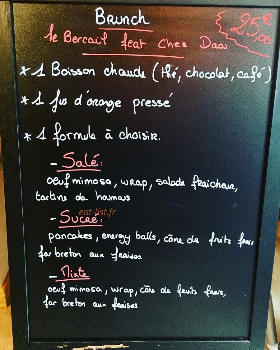 Le Bercail — carte page 1