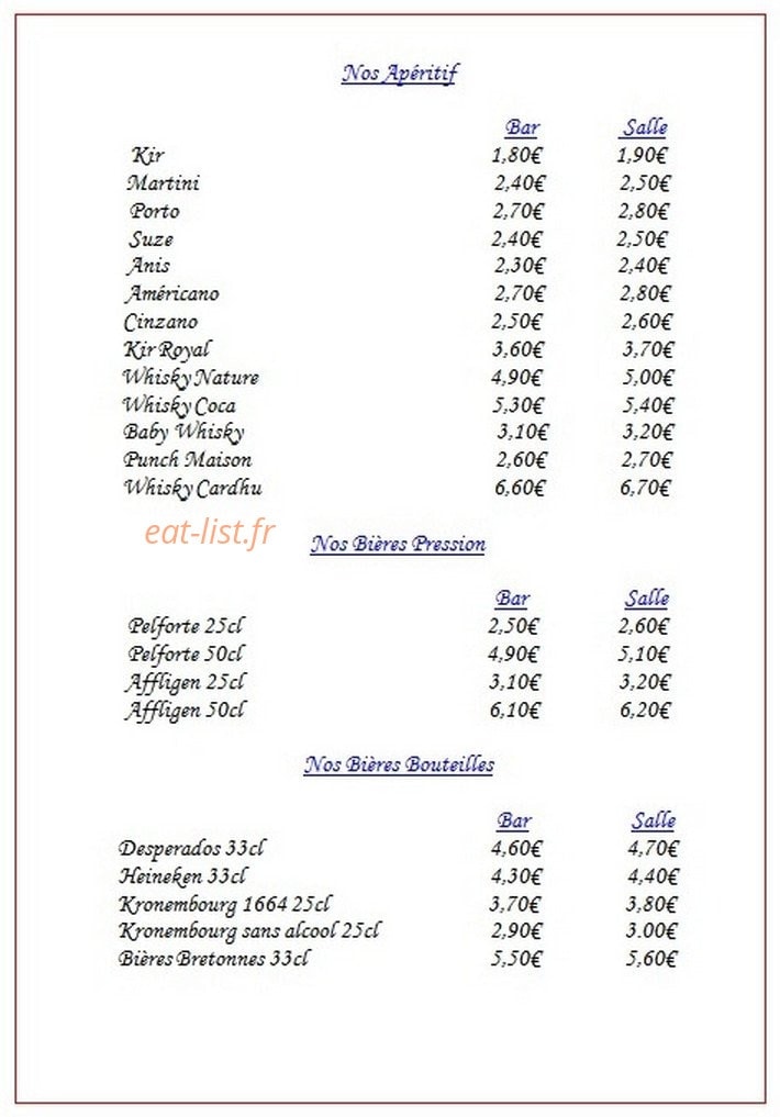 Le Britannic — carte page 1