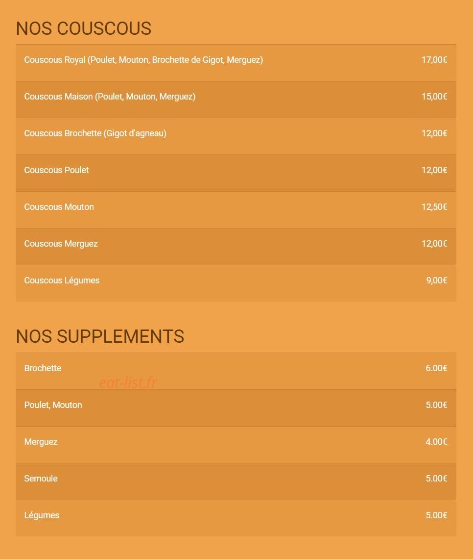 Le Talamara — carte page 3