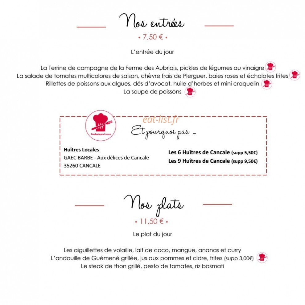 Le Transat — carte page 5