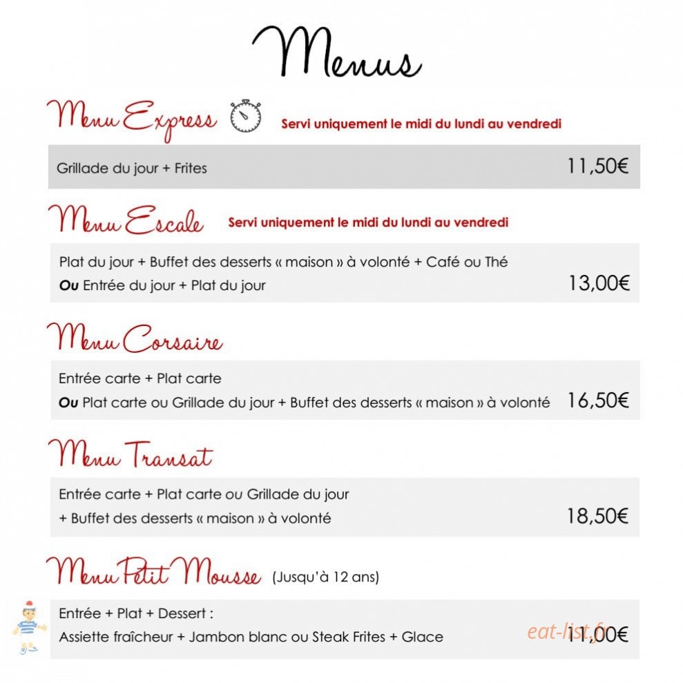Le Transat — carte page 2