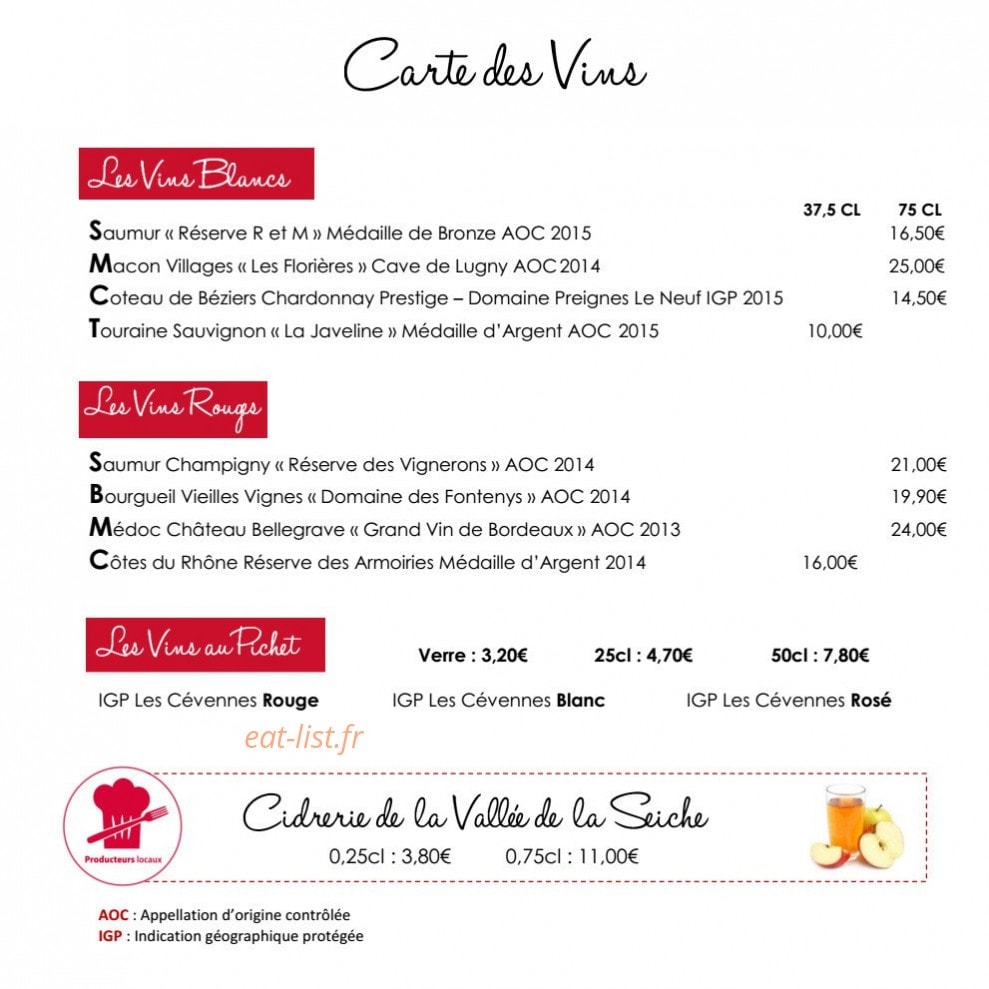 Le Transat — carte page 4