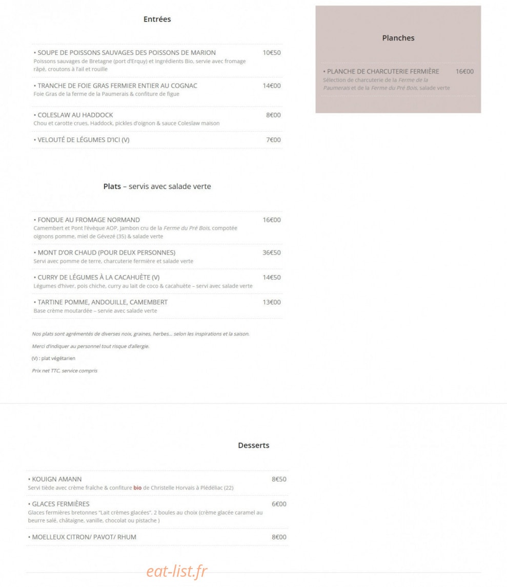 Les Flibustiers — carte page 1