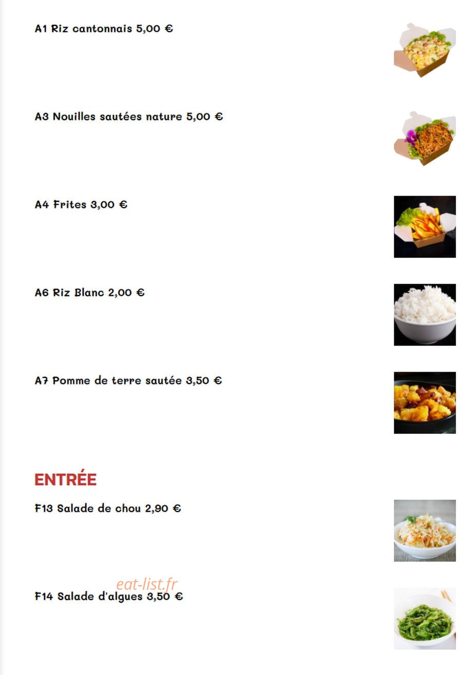 Panda wok — carte page 7