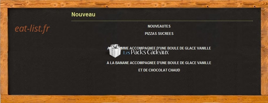 Pizzéria chez Michel — carte page 11