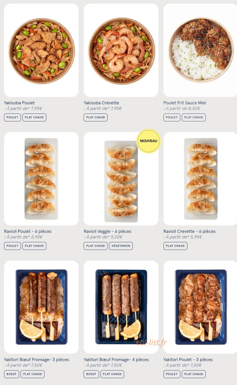 Carte et menu de Sushi Daily à Saint Malo — Les recettes à réchauffer