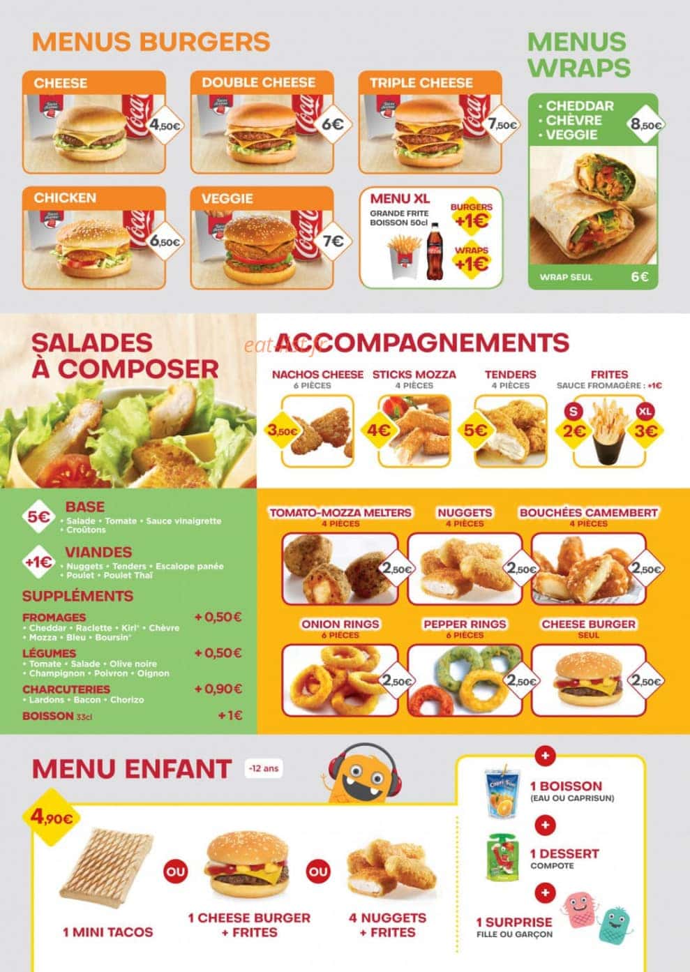 Tacos Avenue — carte page 2