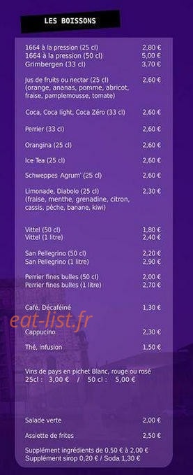 La Tour de Pizz' — carte page 3