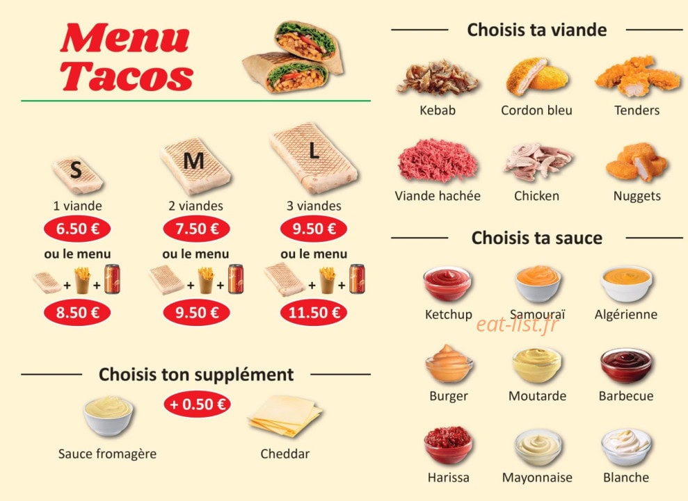 Pizzeria Mia — carte page 2