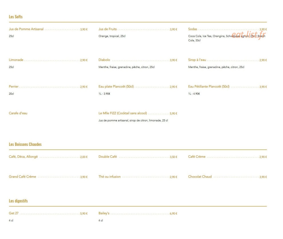 Mad'moiselle Crêpes — carte page 4
