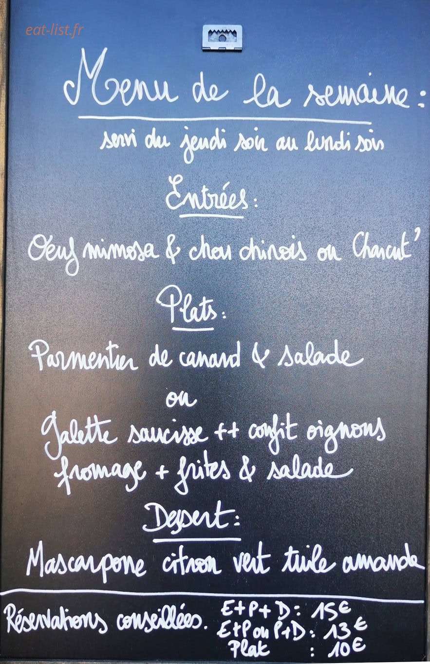 Le Kimako — carte page 1