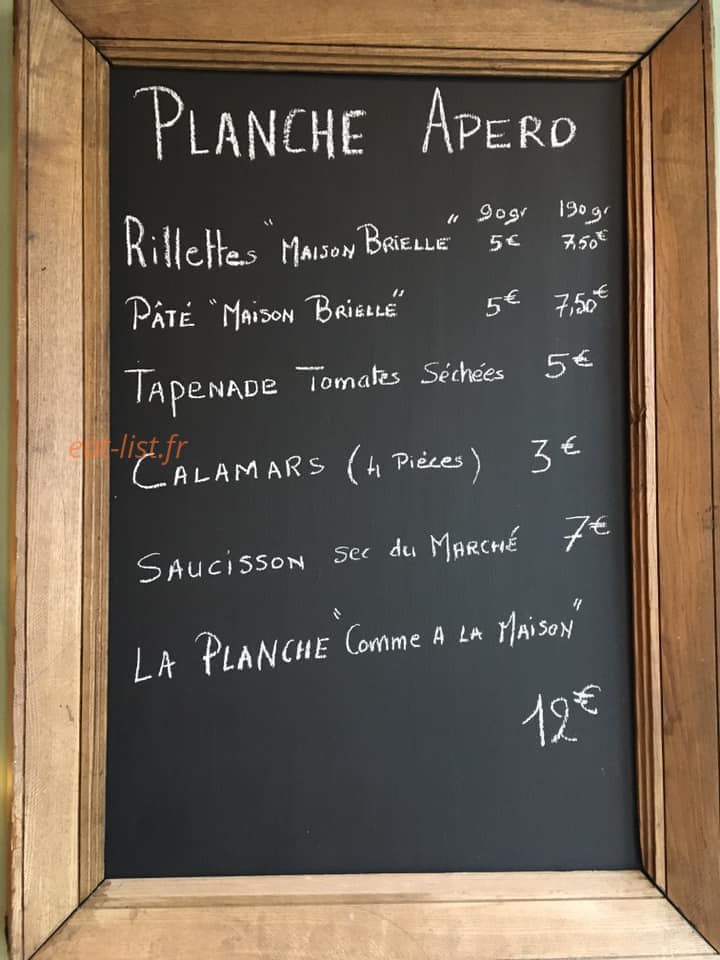 Comme à la maison — carte page 1