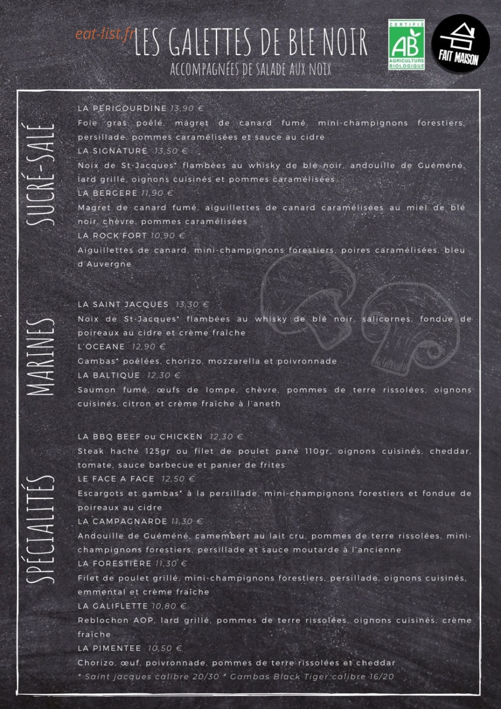 La Gourmandise — carte page 2