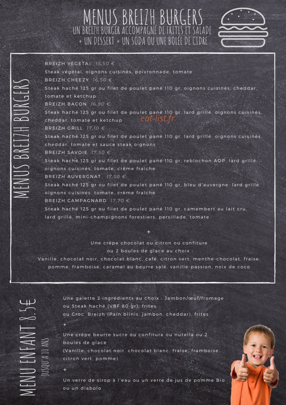 La Gourmandise — carte page 1