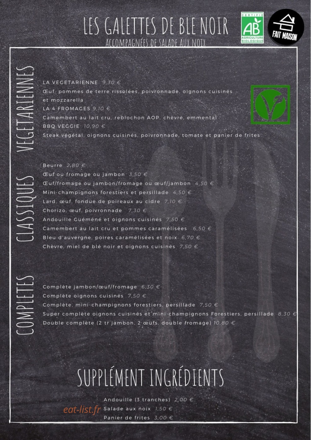 La Gourmandise — carte page 3