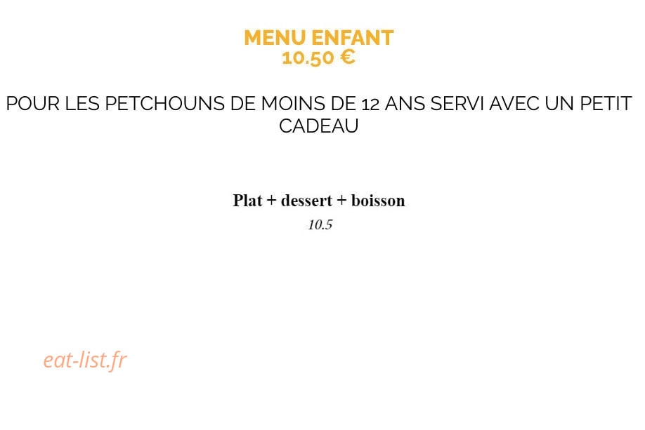 La Taverne Vitré — carte page 15