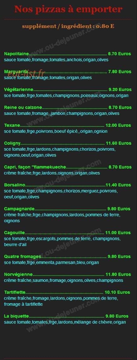 Le coligny — carte page 16