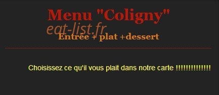 Le coligny — carte page 8