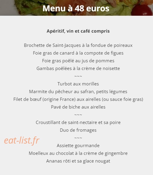 Le Petit Pressoir — carte page 7