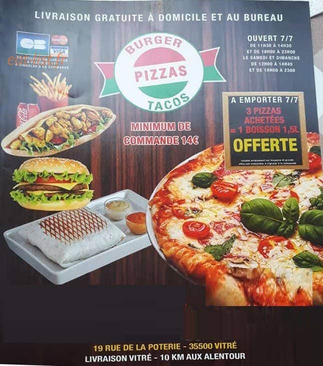 Pizza tacos — carte page 1