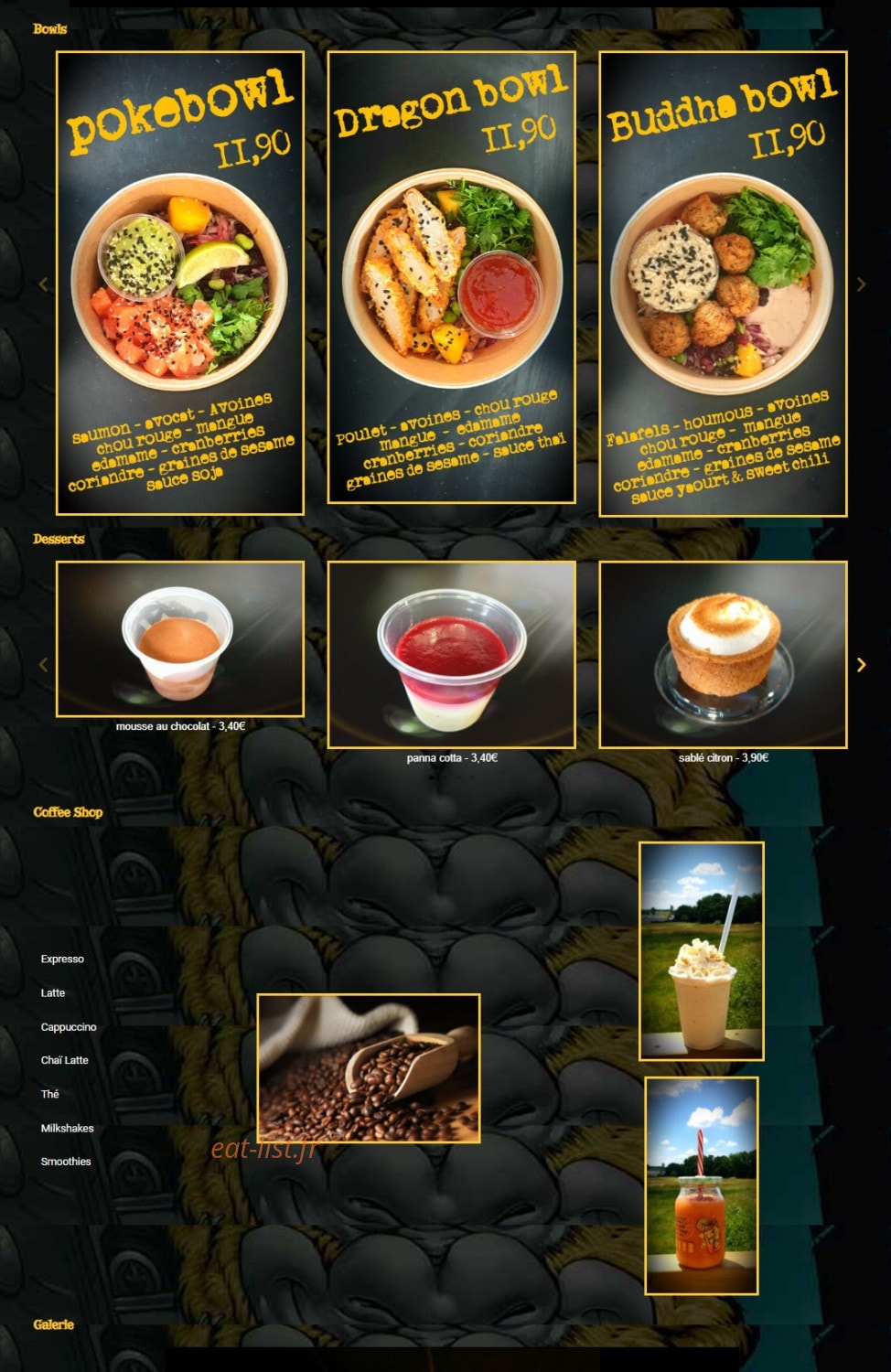 Yellow Monkey — carte page 9