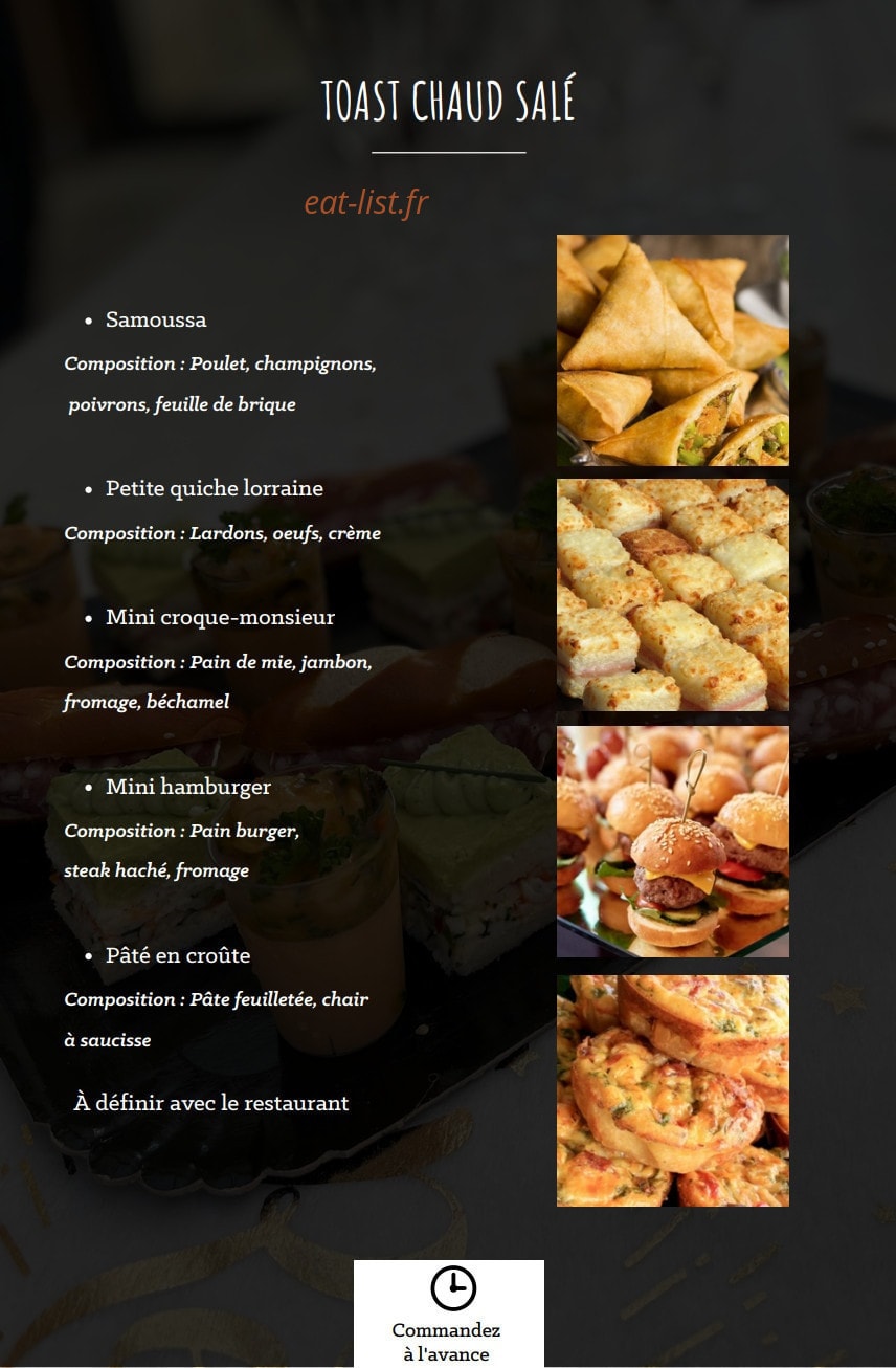 À La Part — carte page 2