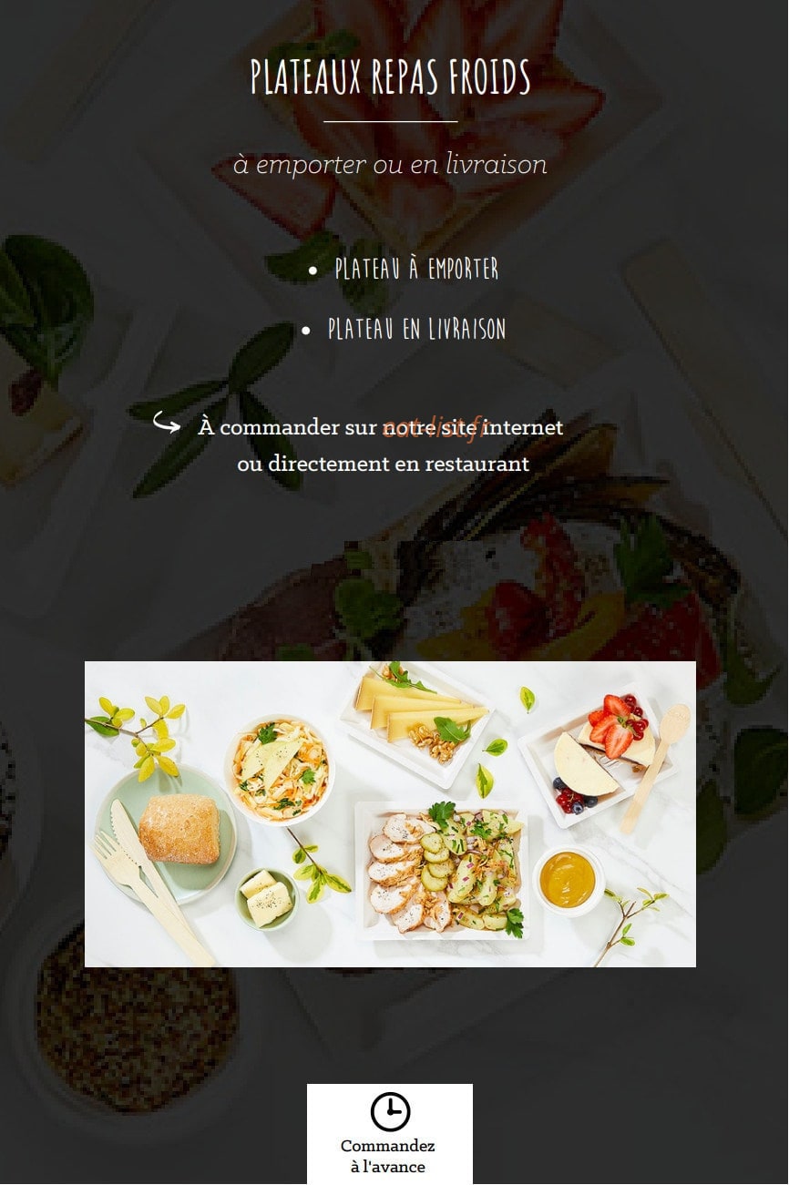 À La Part — carte page 8