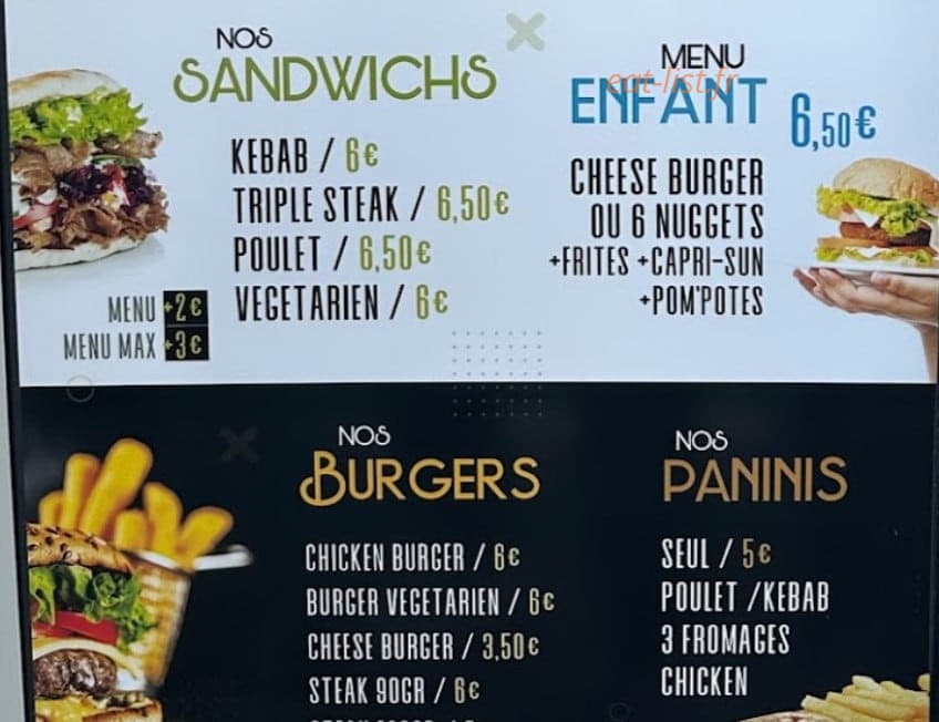 Cesson Food — carte page 2