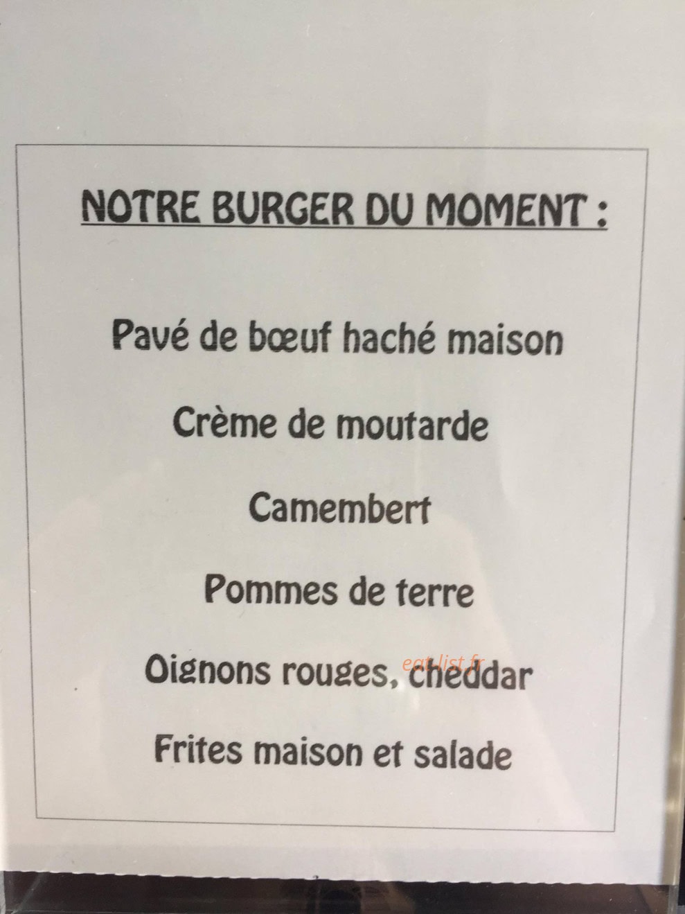 Côt’ & Bœuf — carte page 4
