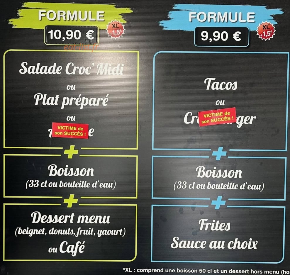 Croc' midi — carte page 2