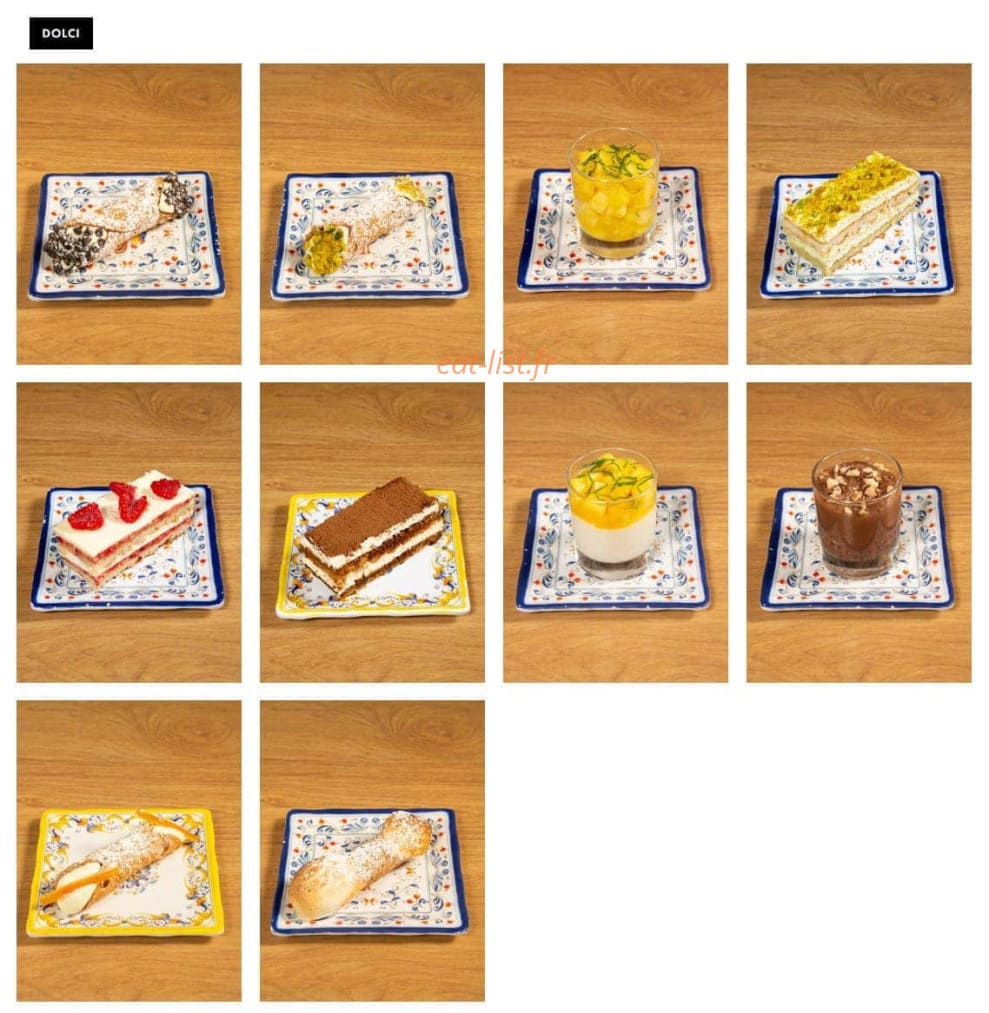 Italian Trattoria — carte page 5