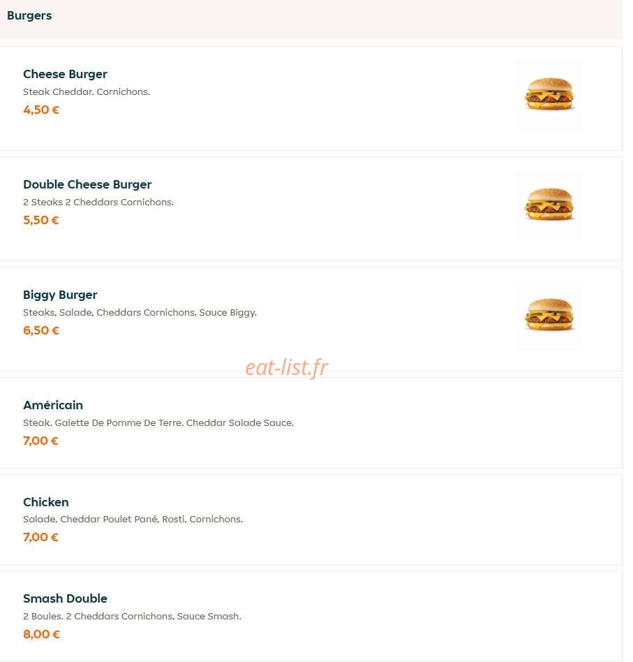 Koko food — carte page 6