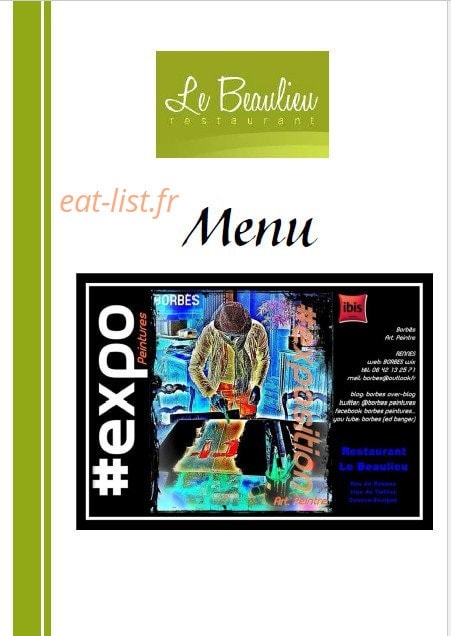 Le Beaulieu — carte page 1