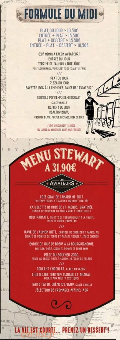 Les Aviateurs — carte page 4