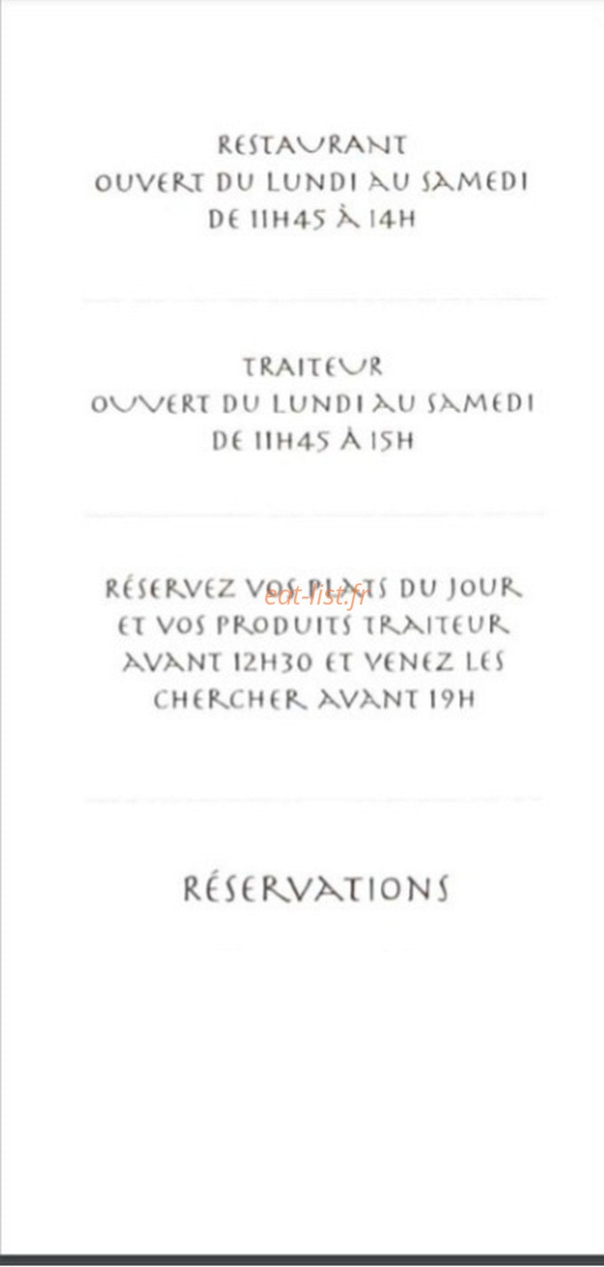 Les Baguettes de Piment Rouge — carte page 5