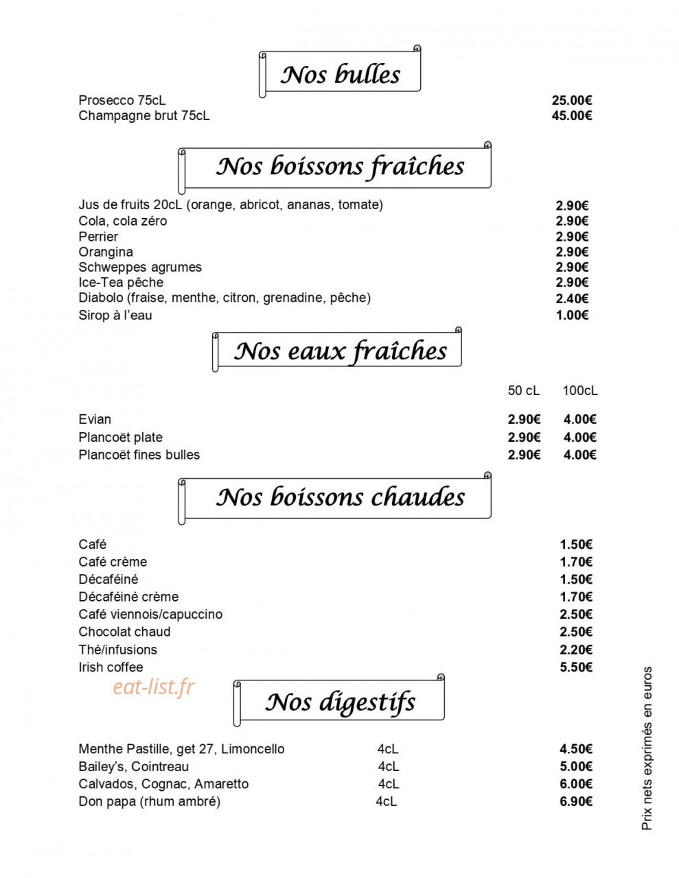 Au coin du feu — carte page 5