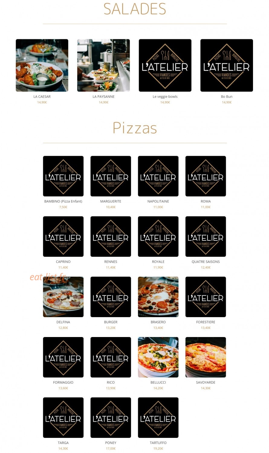 L'Atelier — carte page 5