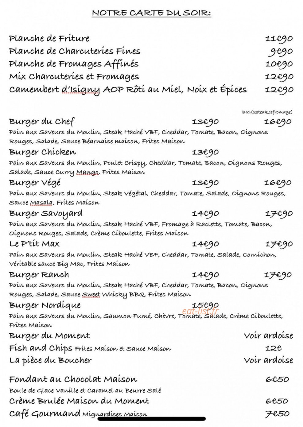 La Lucia — carte page 2