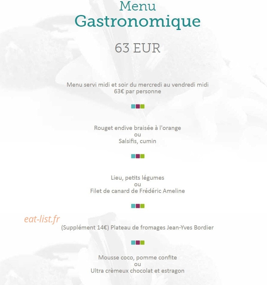 Auberge du Pont d'Acigné — carte page 2