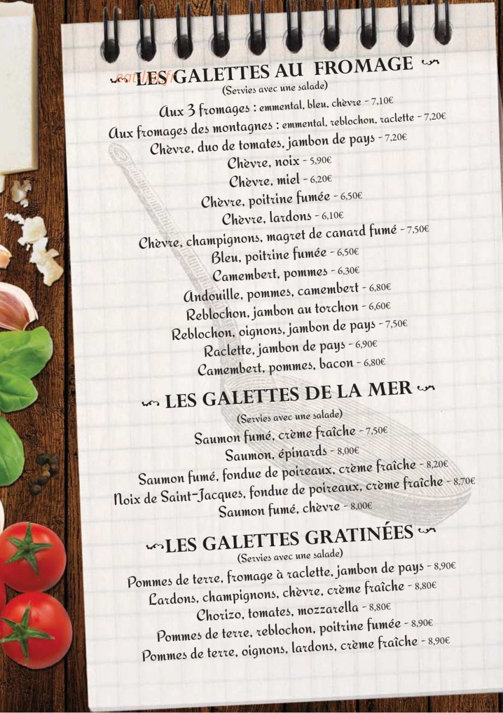 Galettes De Saint Malo — carte page 2