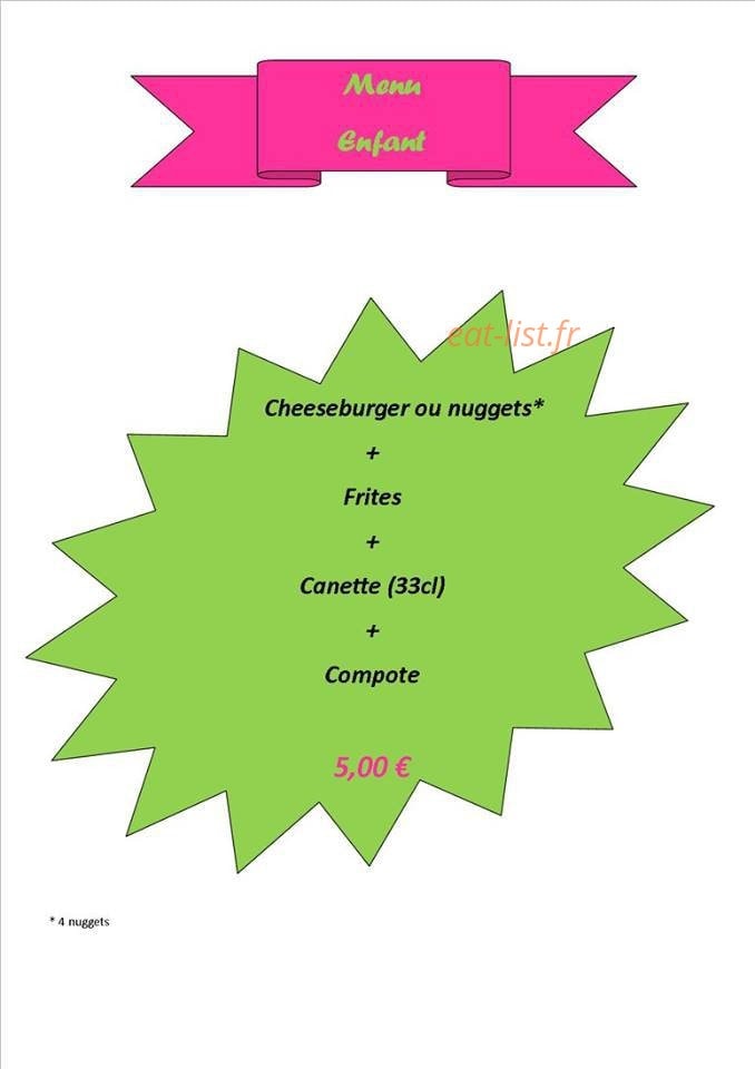La P'Tite Ferme — carte page 1
